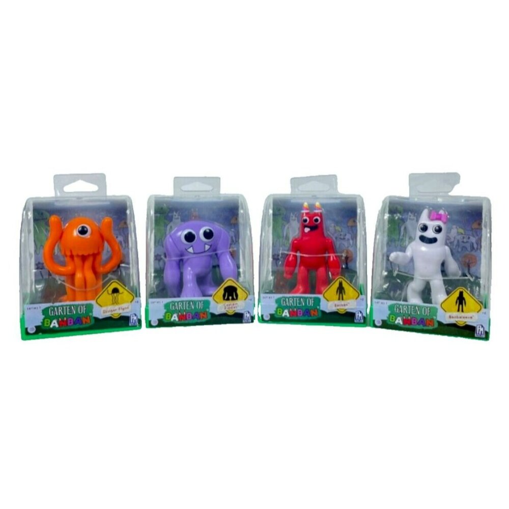 Garten Of BanBan 4 MIni Figures Stinger Banbaleena BanBan Fiddles Series 1